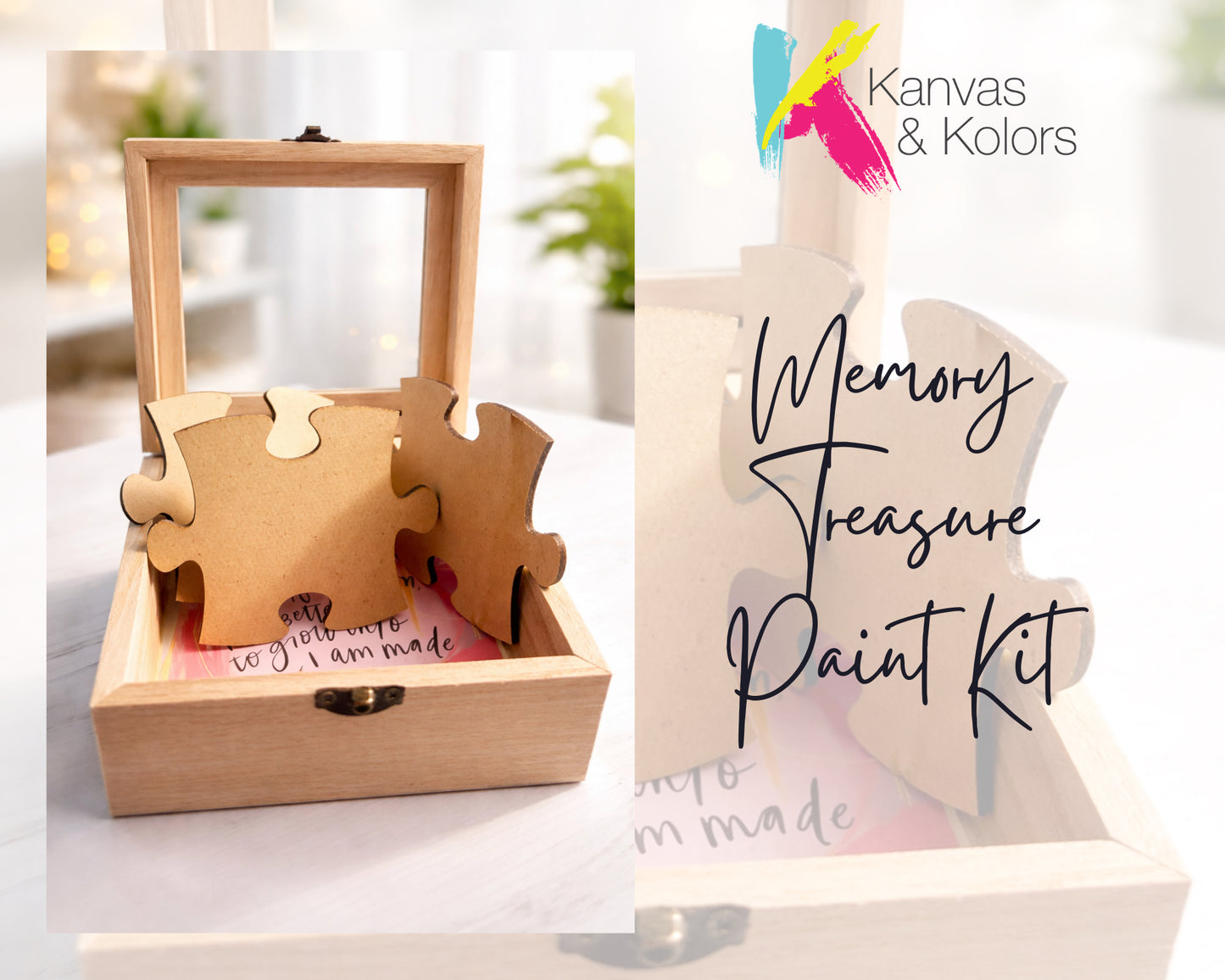 Crea tu cajita de recuerdos - Memory Treasure Paint Kit