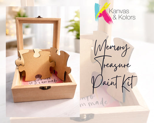 Crea tu cajita de recuerdos - Memory Treasure Paint Kit
