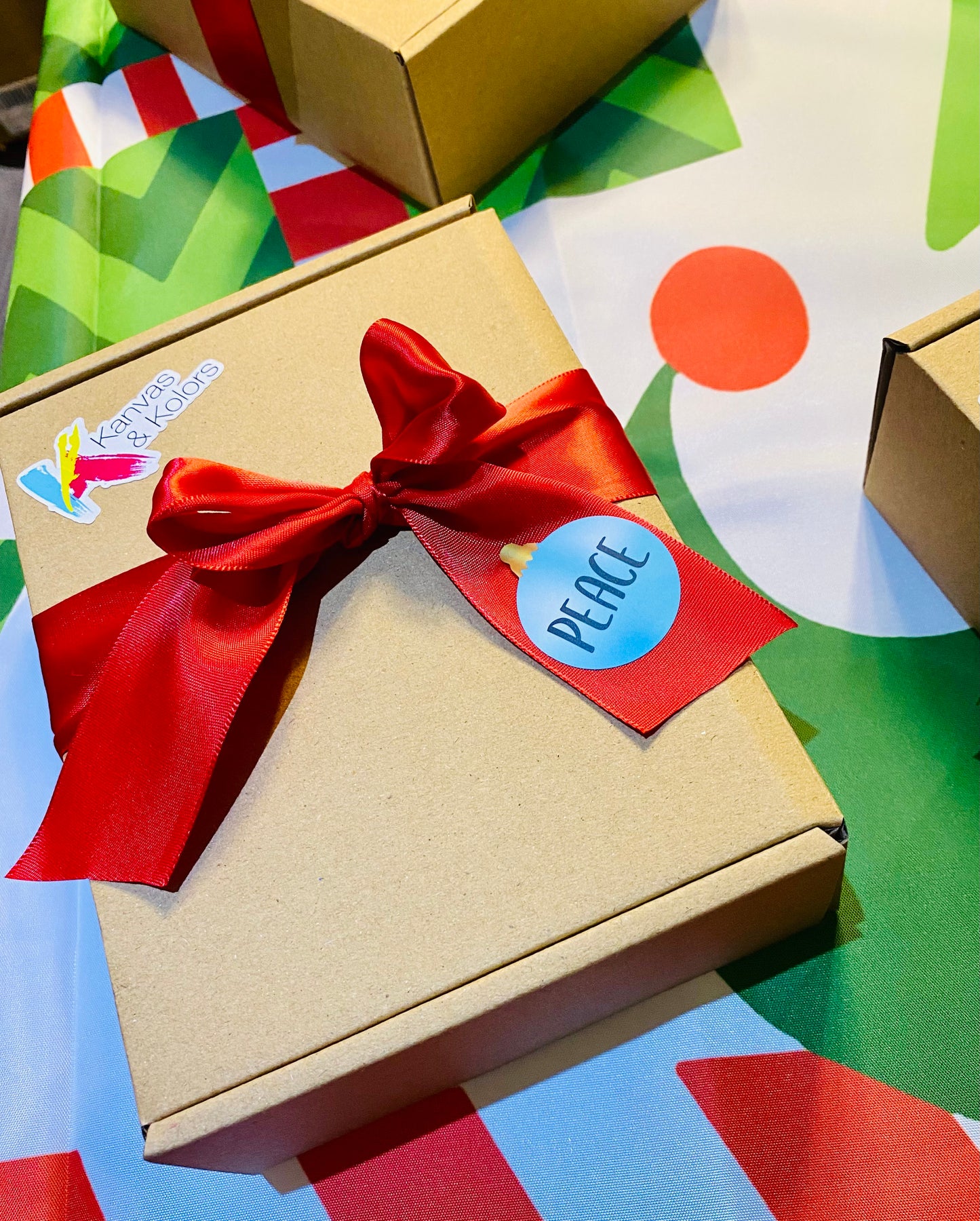 PaintBox Clear Christmas Ornaments